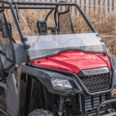 BLINDSIDE ブリンドサイド FIVE-O ファイブオー ウエイクボード AIR CELL ビンディング 132cm Honda Pioneer 500 / 520 Half Front Windshield by Dot Weld Offroad