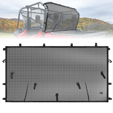 Honda Pioneer 1000-6 Soft Rear Window Net by Kemimoto B0110-13301BK