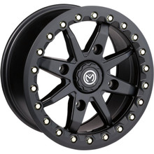 Honda Pioneer 544 X Bead Lock 14X7 4/136 Wheel Black by Moose 0230