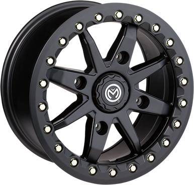 Honda Pioneer 544 X Bead Lock 14X7 4/136 Wheel Black by Moose 0230