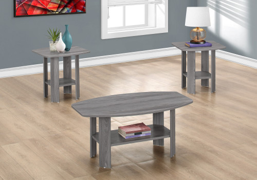 I7925P Table Set - 3PCS Set / Grey Wood-Look