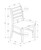 I1372 Dining Chair - 37"H / Brown Leather / Brown Solid Wood Legs / 2PC