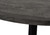 I1153 Dining Table - 48" Round / Black Laminate / Black Metal Legs