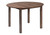 I1316 Dining Table - 48" Round / Brown Veneer / Wood Legs