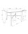 I1328 Dining Table - 48" Rectangular / Oak And Cream / Wood Legs