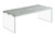 I3230 Coffee Table - Grey Cement-Look Top With Tempered Glass Sides