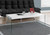 I3286 Coffee Table - Glossy White Top With Tempered Glass Sides