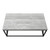 I3417 Coffee Table - Grey Reclaimed Wood-Look Top With Black Metal Frame