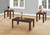 I7862P Coffee Table Set - 3PCS Set / Dark Walnut Wood-Look Finish