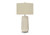 I9605 Table Lamp - 31"H / Beige Shade With Cream Ceramic Base