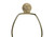 I9606 Table Lamp - 25"H / Black Shade With Brown Resin Base