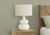 I9608 - Table Lamp - 25"H / Ivory Shade With Cream Ceramic Base