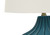I9612 Table Lamp - 24"H / Ivory Shade With Blue Ceramic Base