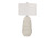 I9613 Table Lamp - 33"H / Ivory Shade With Cream Ceramic Base