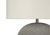 I9626 Table Lamp - 20"H / Ivory Shade With Grey Concrete Base