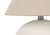 I9631 Table Lamp - 16"H / Cream Shade With Cream Ceramic Base
