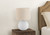 I9632 Table Lamp - 16"H / Cream Shade With Cream Ceramic Base