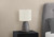 I9633 Table Lamp - 19"H / Ivory Shade With Grey Ceramic Base