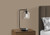 I9637 Table Lamp - 20"H / Glass Shade With Black Metal Base, USB Port Embedded