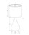 I9639 Table Lamp - 18"H / Ivory Shade With Black Metal Base, 2PCS
