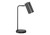 I9645 Table Lamp - 18"H / Grey Metal Shade & Base, USB Port Embedded