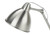 I9659 Table Lamp - 17"H / Nickel Metal Shade & Base, USB Port Embedded