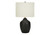 I9703 Table Lamp - 24"H / Beige Shade With Grey Concrete Base