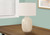 I9704 Table Lamp - 26"H / Ivory Shade With Cream Ceramic Base