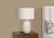I9704 Table Lamp - 26"H / Ivory Shade With Cream Ceramic Base