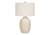 I9704 Table Lamp - 26"H / Ivory Shade With Cream Ceramic Base