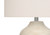 I9704 Table Lamp - 26"H / Ivory Shade With Cream Ceramic Base