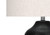 I9705 Table Lamp - 26"H / Ivory Shade With Black Ceramic Base
