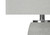 I9711 Table Lamp - 25"H / Grey Shade With Grey Ceramic Base