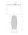 I9711 Table Lamp - 25"H / Grey Shade With Grey Ceramic Base