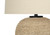 I9713 Table Lamp - 25"H / Beige Shade With Beige Rattan Base