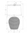 I9713 Table Lamp - 25"H / Beige Shade With Beige Rattan Base