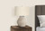 I9714 Table Lamp - 25"H / Beige Shade With Cream Concrete Base