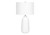 I9716 Table Lamp - 26"H / Ivory Shade With Cream Ceramic Base