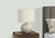 I9717 Table Lamp - 20"H / Ivory Shade With Grey Concrete Base