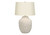 I9719 Table Lamp - 26"H / Ivory Shade With Cream Ceramic Base