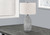 I9723 Table Lamp - 27"H / Ivory Shade With Grey Resin Base