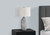 I9723 Table Lamp - 27"H / Ivory Shade With Grey Resin Base