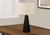 I9726 Table Lamp - 27"H / Beige Shade With Black Resin Base