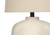 I9728 Table Lamp - 25"H / Beige Shade With Cream Resin Base