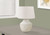 I9729 Table Lamp - 20"H / Ivory Shade With Cream Concrete Base