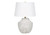 I9729 Table Lamp - 20"H / Ivory Shade With Cream Concrete Base