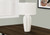 I9731 Table Lamp - 27"H / Ivory Shade With Cream Ceramic Base