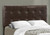 I5922F Full Size Bed - Dark Brown Leather-Look