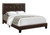 I5922F Full Size Bed - Dark Brown Leather-Look