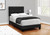 I5924T Twin Size Bed - Black Velvet